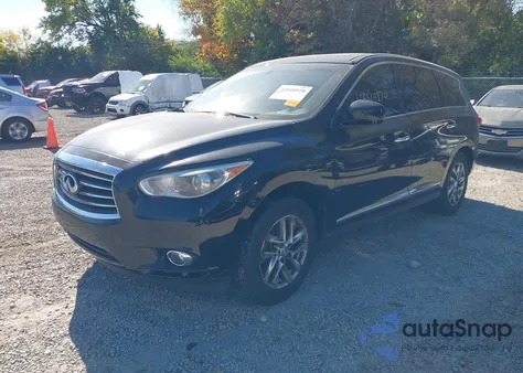 2013 Infiniti Jx35 z USA, uszkodzony, nr VIN 5N1AL0MM2DC330876